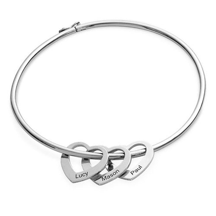 S925 sterling silver love bracelet