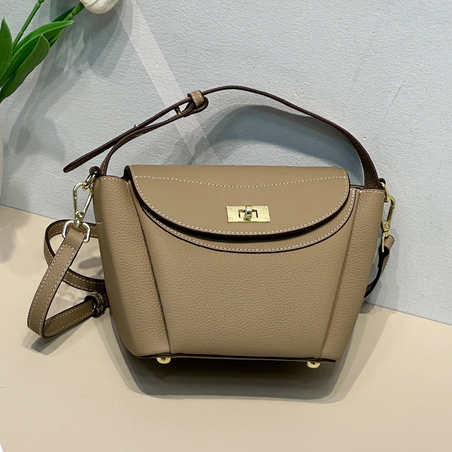 High-grade Light Luxury Macaron Color Shoulder Bag