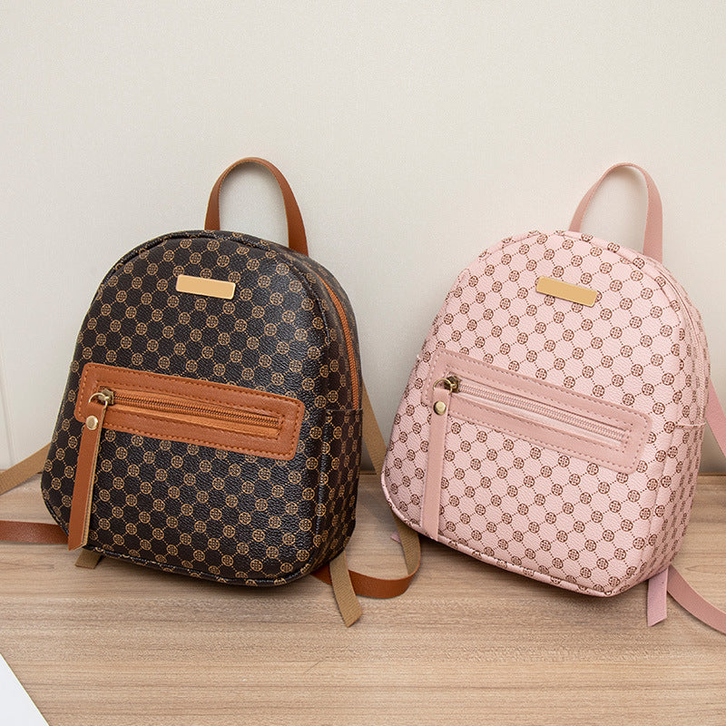 Women's Casual Sequin Decorative Dotted Prints Backpack