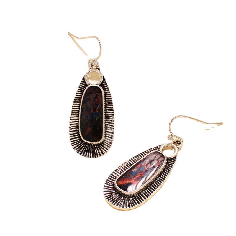 Court Retro Metal Alloy Earrings